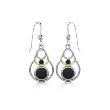Blaque Concentric Circles Earrings MER356 - Jewelry